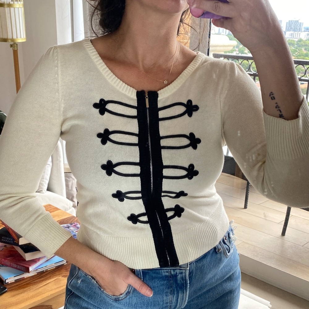 Forever 21 Cream Knit Sweater - Picture 6 of 9